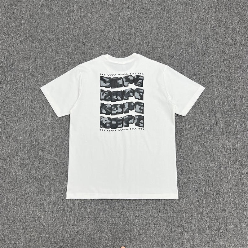 BAPE Stroke Camo Distortion Tee