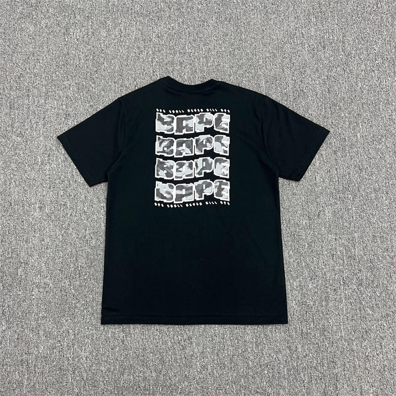 BAPE Stroke Camo Distortion Tee