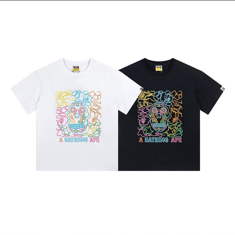 BAPE Halloween Neon Mexican Skull Tee