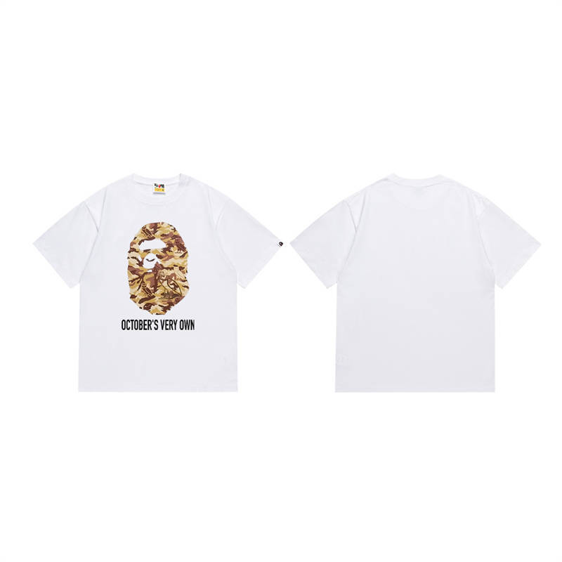 BAPE x OVO Woodland Camo Ape Head Tee