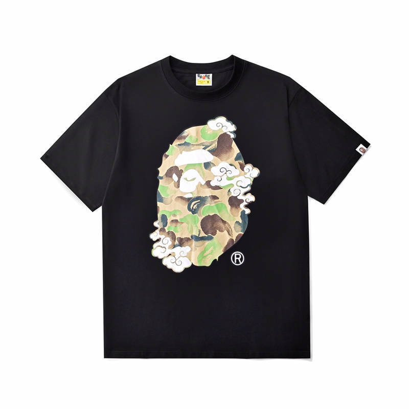 BAPE China 12th Anniversary Camo Ape Head Print Tee