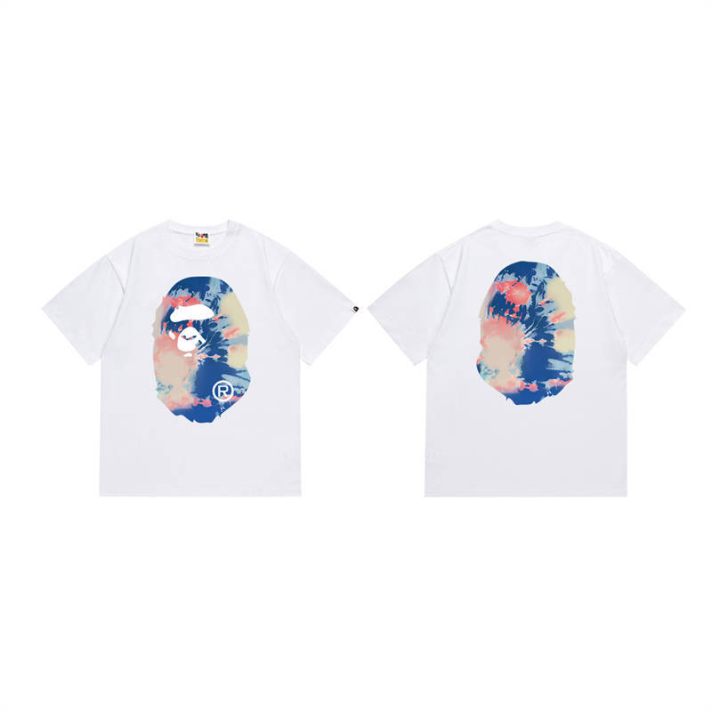 BAPE Tie Dye Big Ape Head Tee