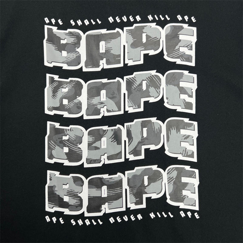 BAPE Stroke Camo Distortion Tee