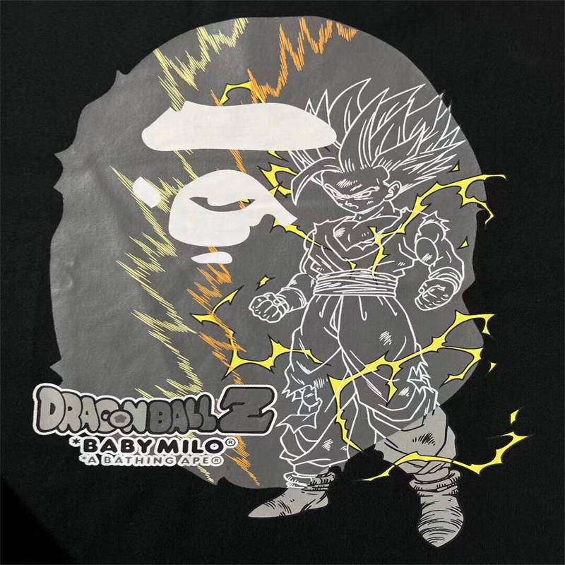 BAPE x Dragon Ball Z Son Gohan Big Ape Head Tee