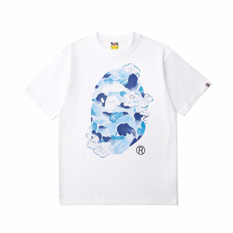 BAPE China 12th Anniversary Camo Ape Head Print Tee