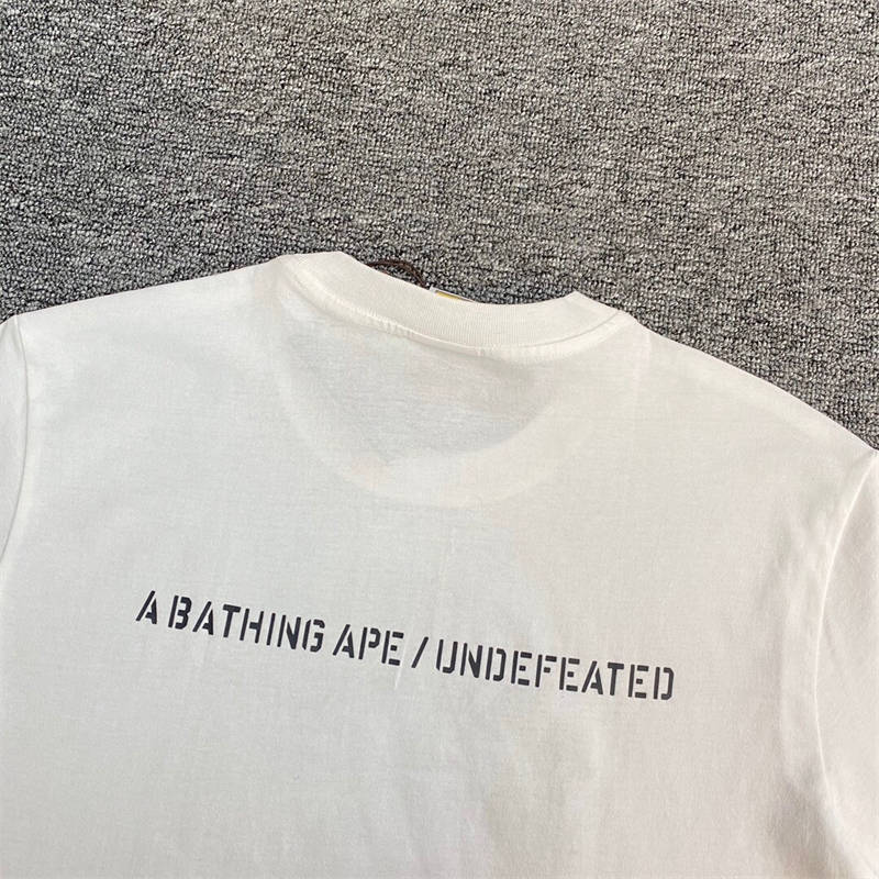 Bape x Undefeated Camo Ape Head Tee