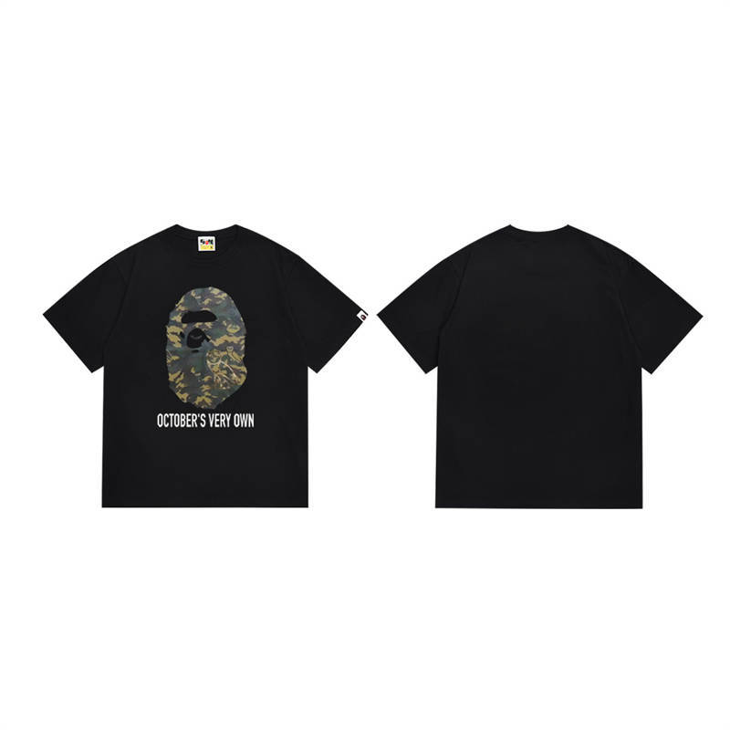 BAPE x OVO Woodland Camo Ape Head Tee