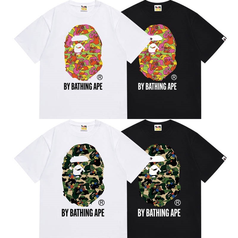 BAPE ABC Camo Flower By Bathing Ape Tee Front