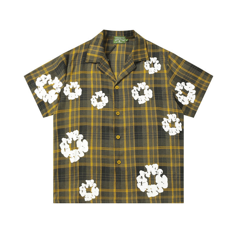 Denim Tears Wreath Pajamas T Shirt and Shorts