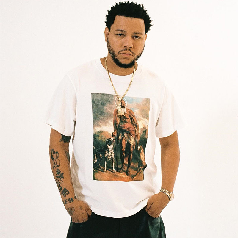 Denim Tears Black Lazarus Tee