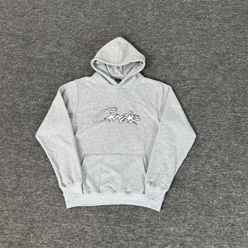 Corteiz Tracksuit Set Crtz Satin Applique Allstarz Hoodie Joggers