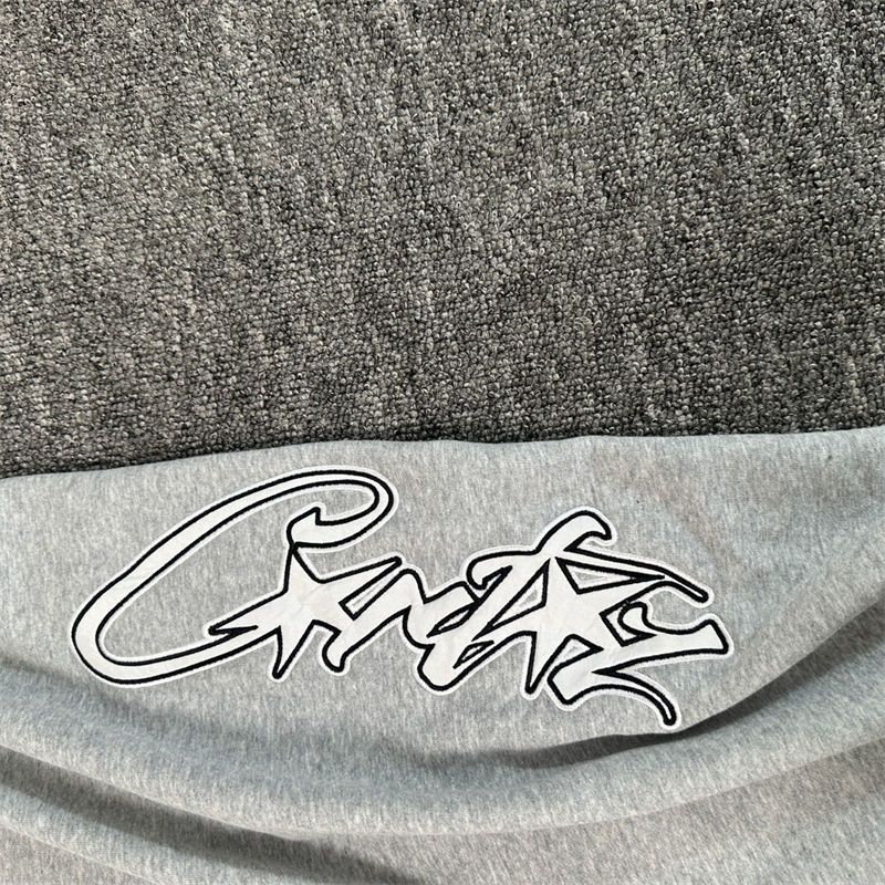 Corteiz Tracksuit Set Crtz Satin Applique Allstarz Hoodie Joggers
