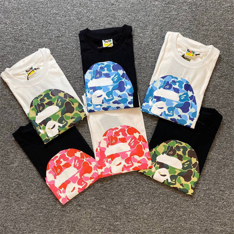 BAPE ABC Camo Big Ape Head Tee
