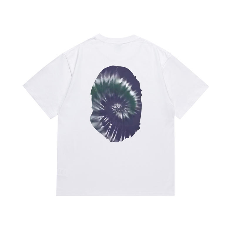 BAPE Tie Dye Big Ape Head Tee