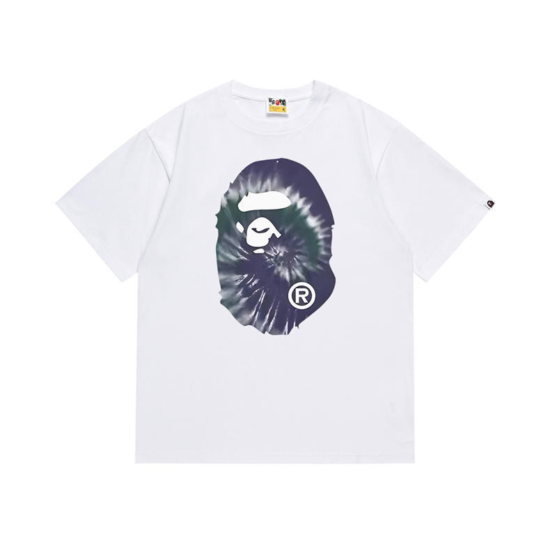 BAPE Tie Dye Big Ape Head Tee