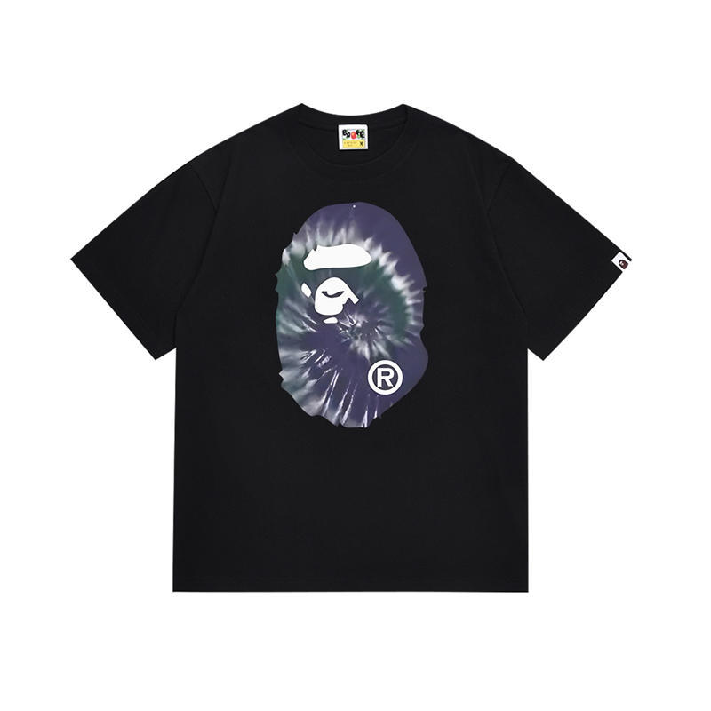 BAPE Tie Dye Big Ape Head Tee