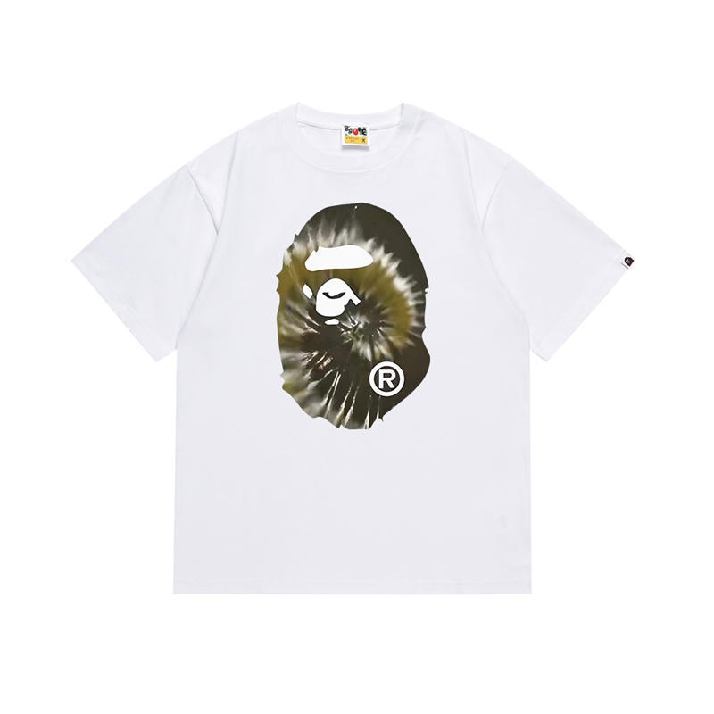 BAPE Tie Dye Big Ape Head Tee