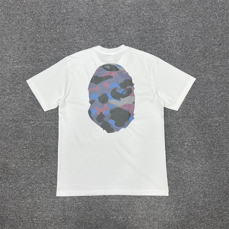 BAPE Grid Camo Big Ape Head Tee