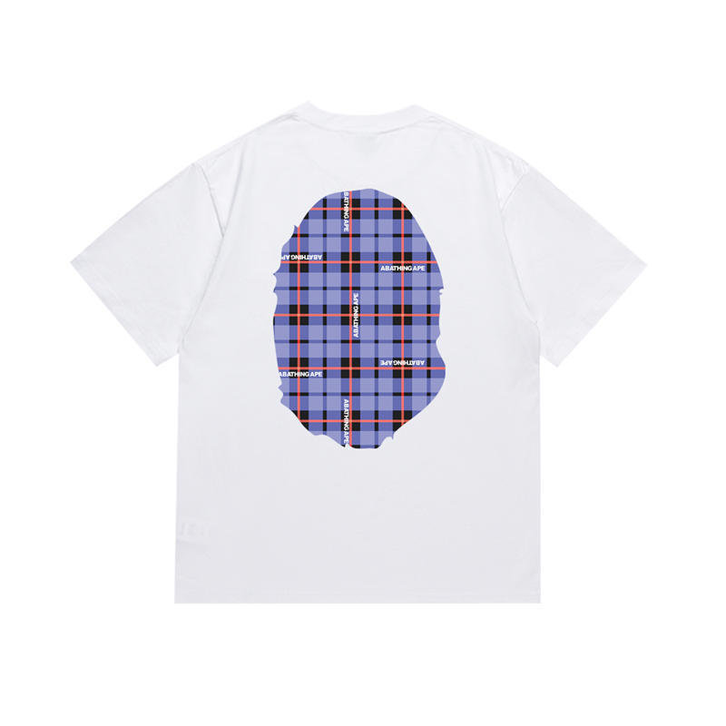 BAPE Logo Check Big Ape Head Tee