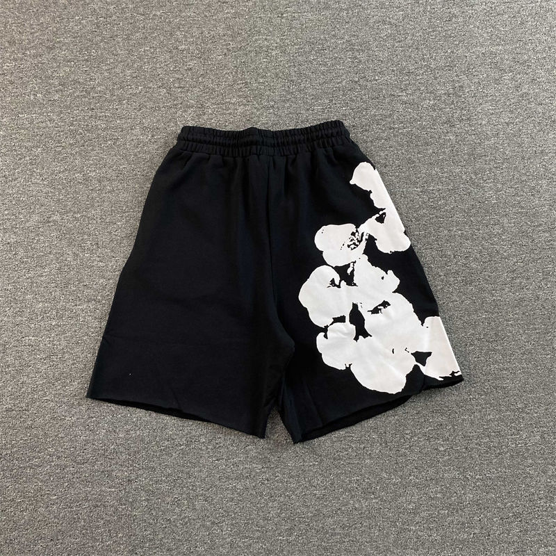 Denim Tears Big Cotton Wreath T-shirt and Sweat Shorts