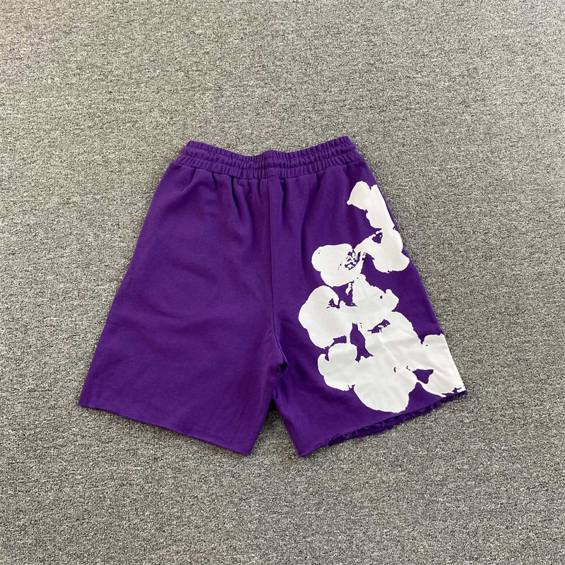 Denim Tears Big Cotton Wreath T-shirt and Sweat Shorts