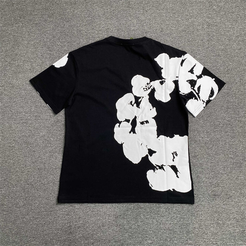 Denim Tears Big Cotton Wreath T-shirt and Sweat Shorts
