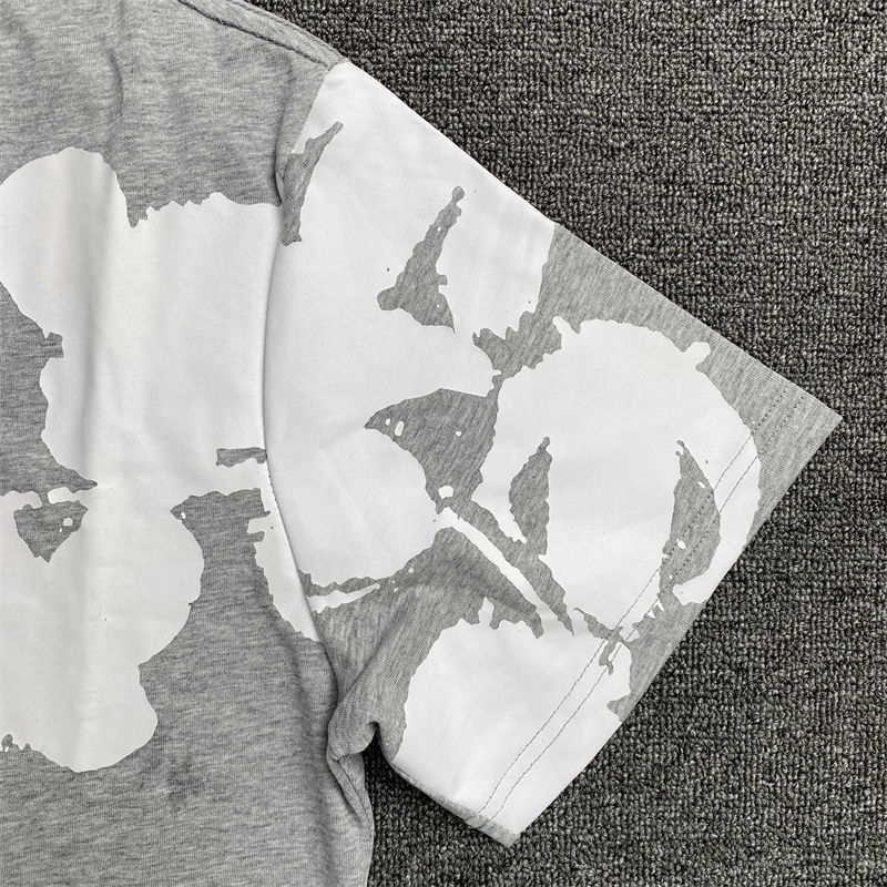 Denim Tears Big Cotton Wreath T-shirt and Sweat Shorts