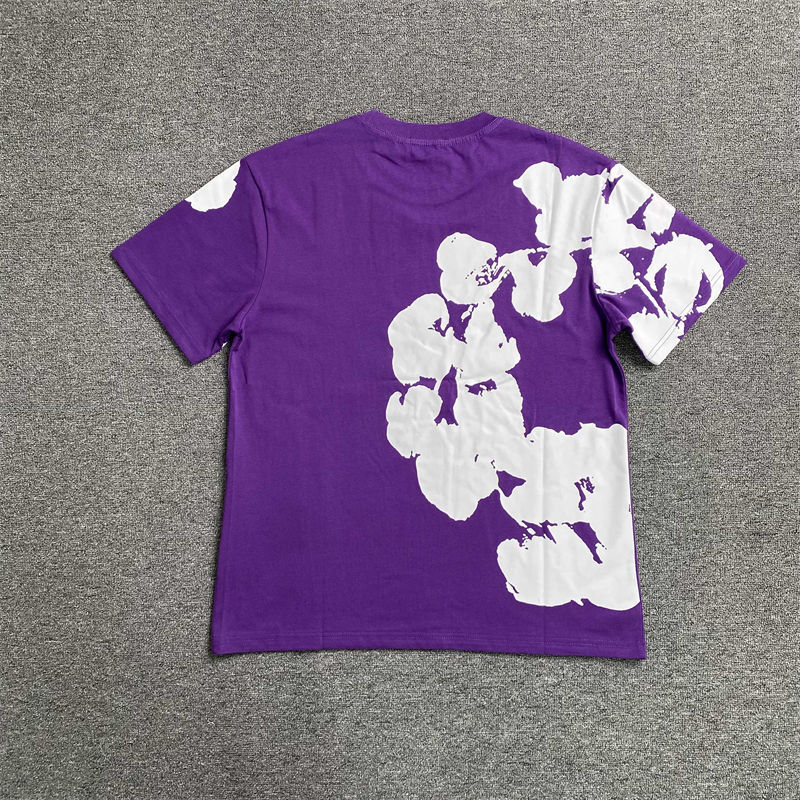 Denim Tears Big Cotton Wreath T-shirt and Sweat Shorts