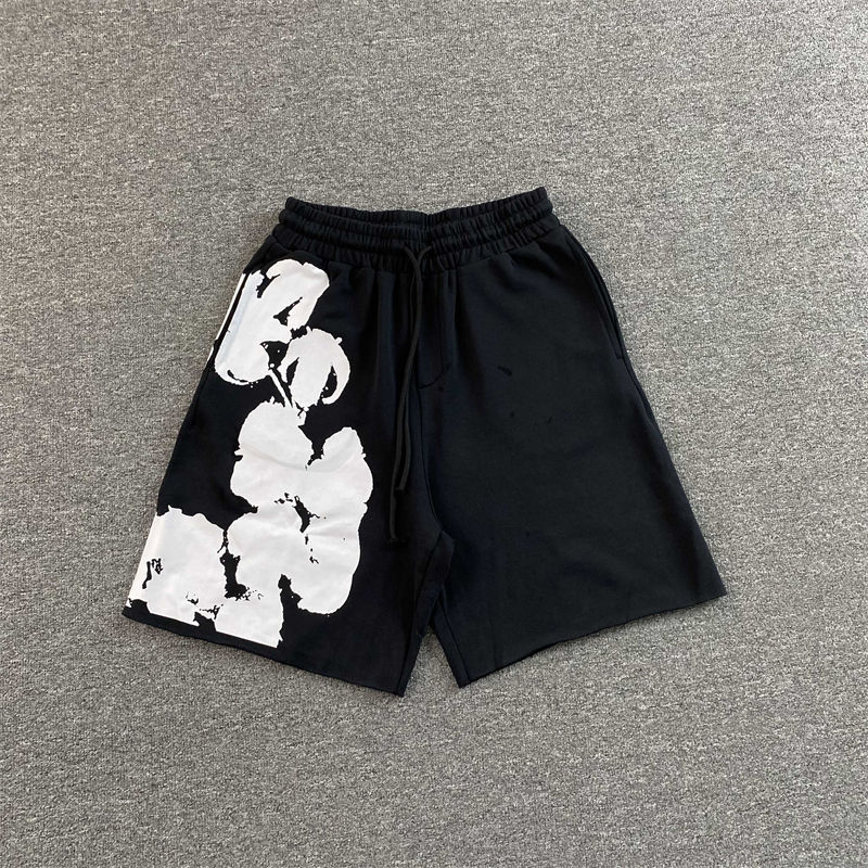 Denim Tears Big Cotton Wreath T-shirt and Sweat Shorts