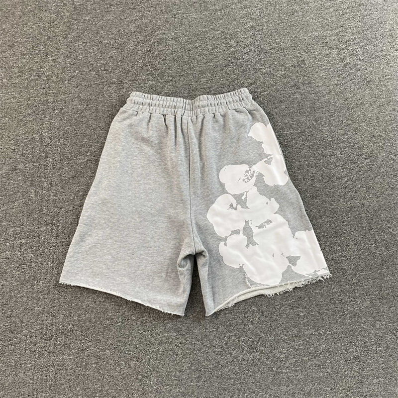Denim Tears Big Cotton Wreath T-shirt and Sweat Shorts