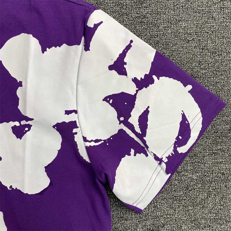 Denim Tears Big Cotton Wreath T-shirt and Sweat Shorts