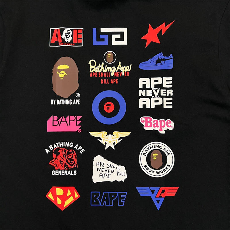 BAPE Multi Logo Tee