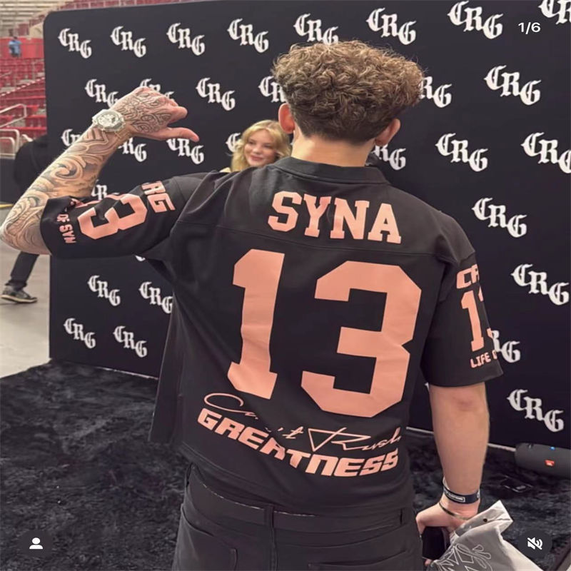 Syna World x NFL x Mitchell & Ness CRG Jersey Wearing Effect