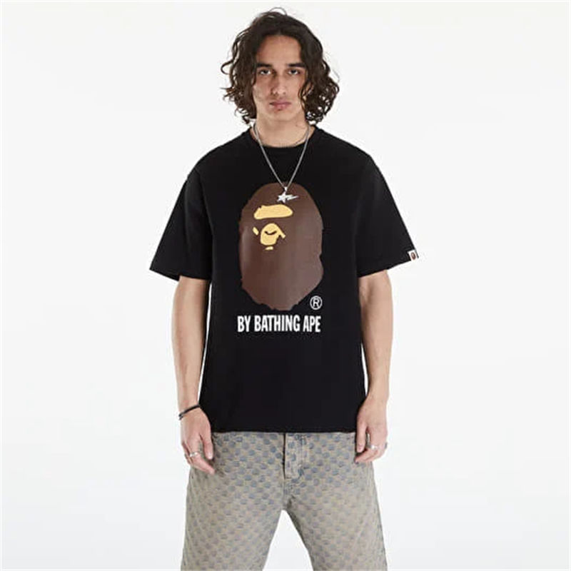 BAPE By Bathing Ape Tee Black Wearing Effect