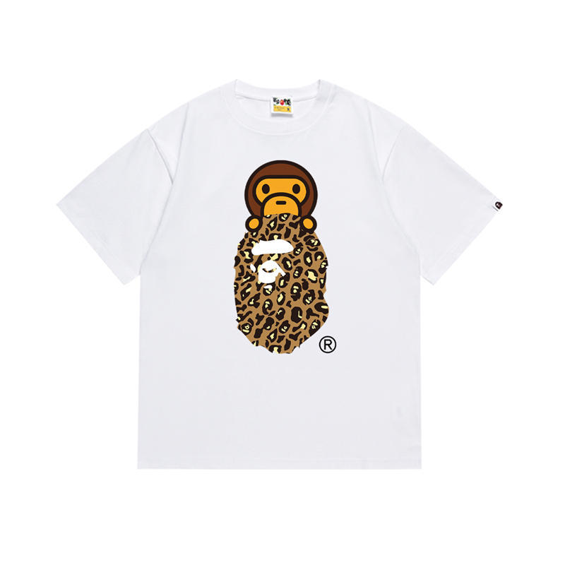 BAPE Leopard Milo On Ape Head Tee