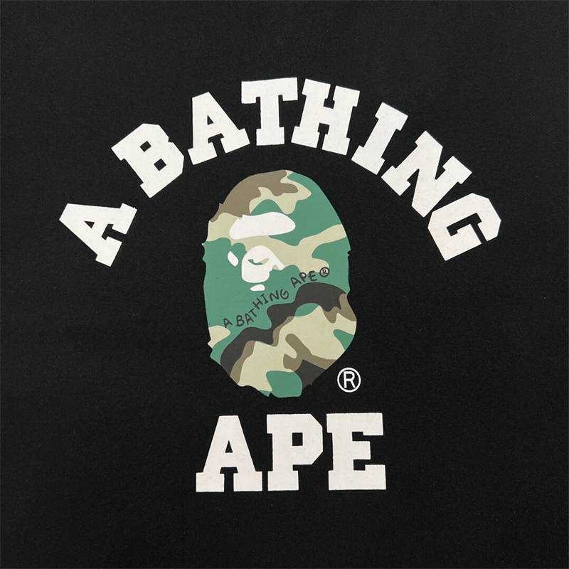 BAPE Woodland Camo College Tee