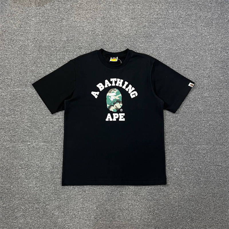 BAPE Woodland Camo College Tee