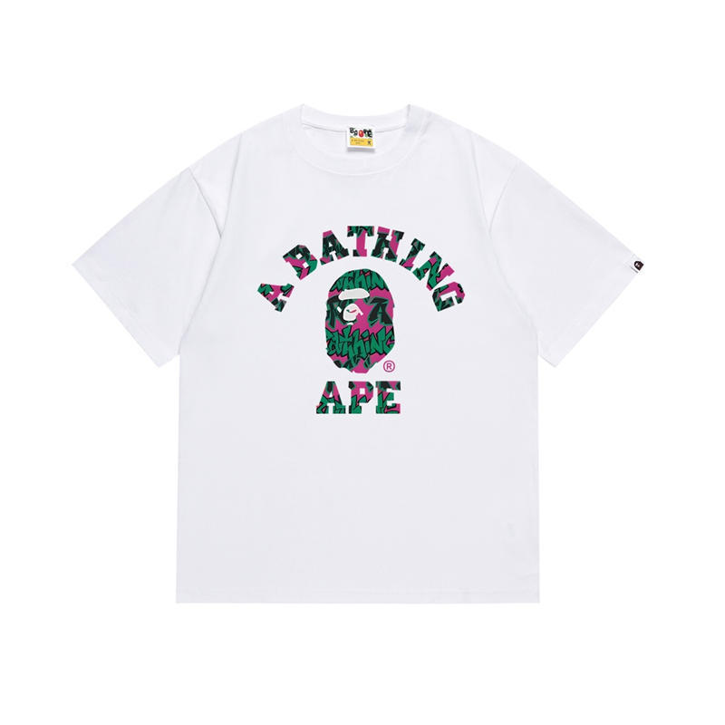 BAPE Graffiti Pattern College Tee