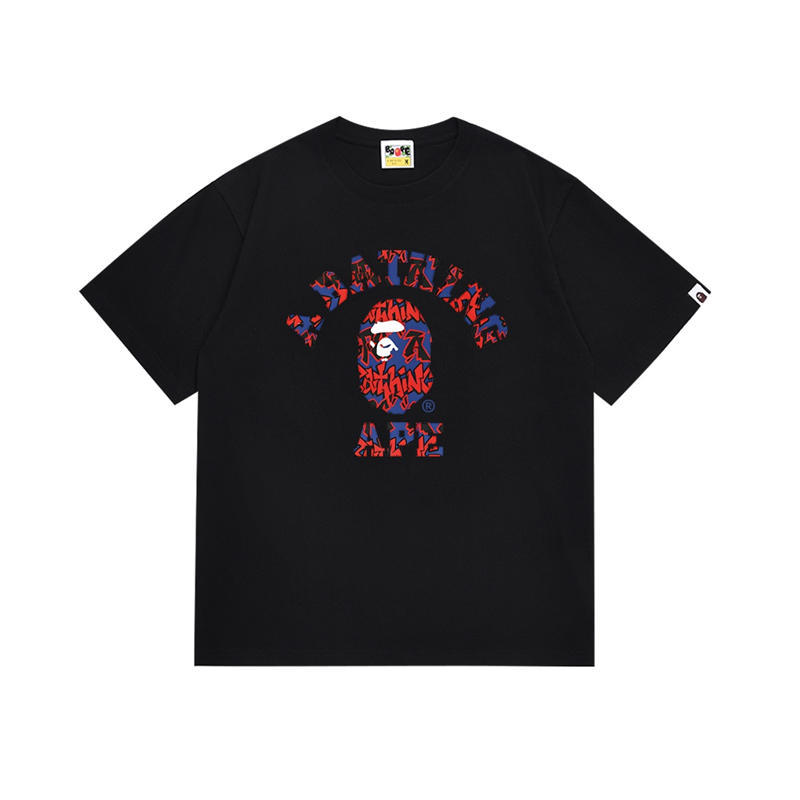 BAPE Graffiti Pattern College Tee