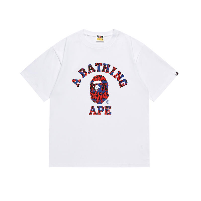 BAPE Graffiti Pattern College Tee