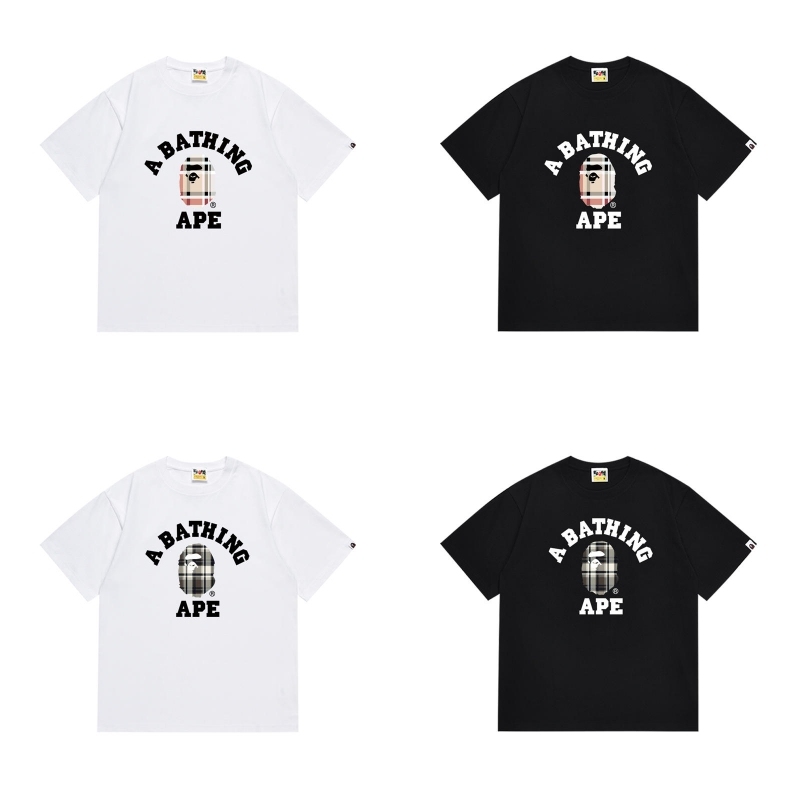 BAPE Check College Tee Collection Front