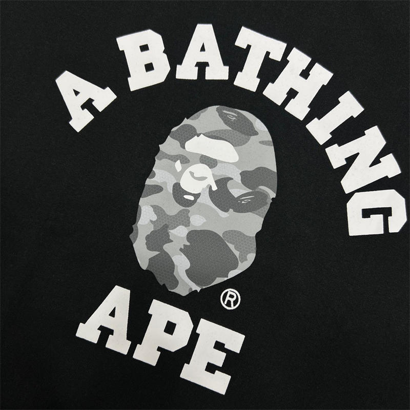 BAPE Grid Camo College Tee