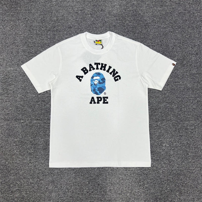 BAPE Grid Camo College Tee
