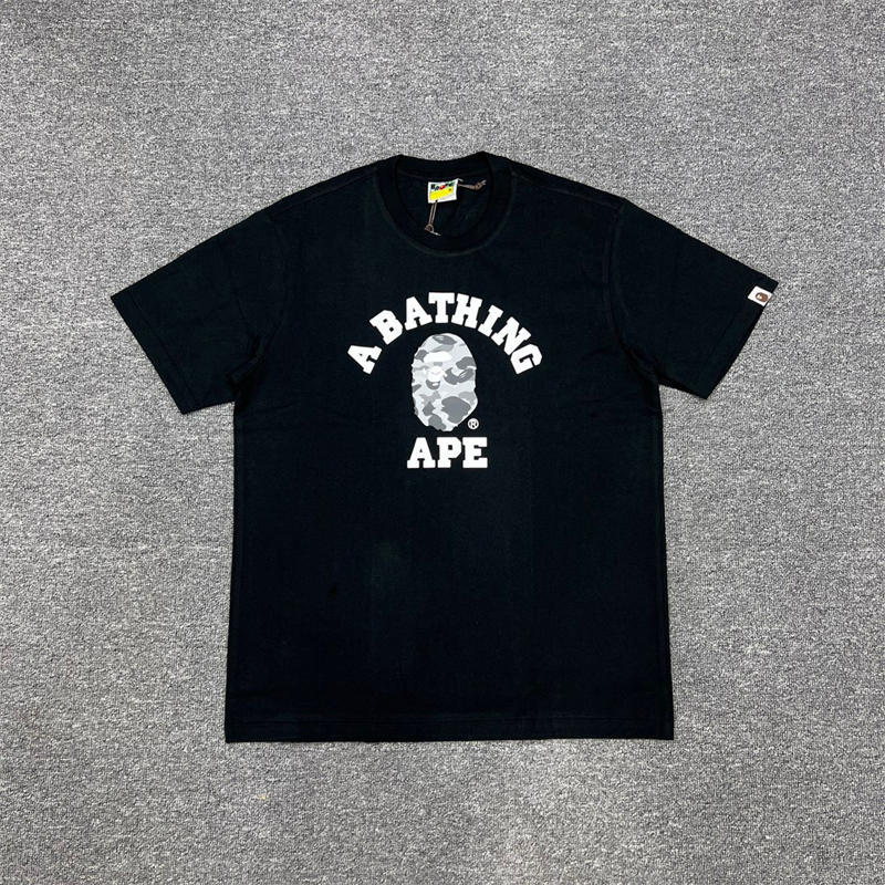 BAPE Grid Camo College Tee
