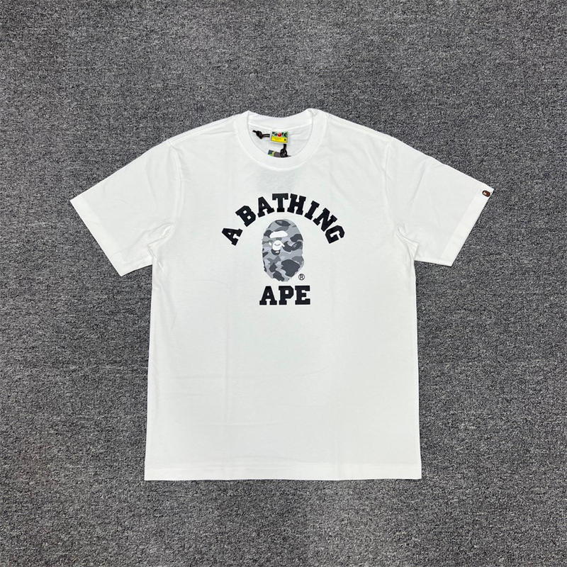 BAPE Grid Camo College Tee