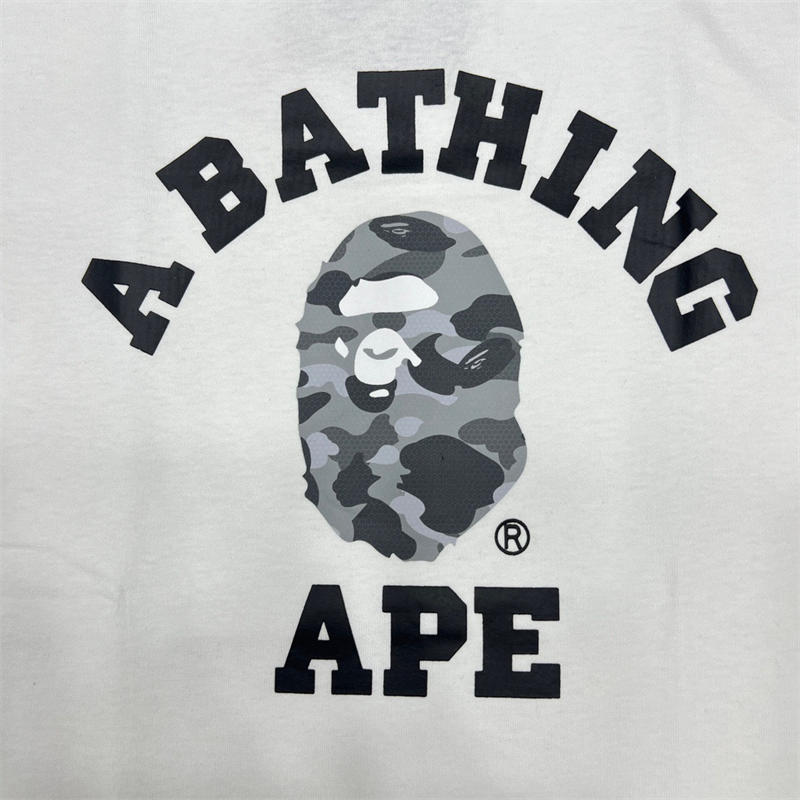 BAPE Grid Camo College Tee