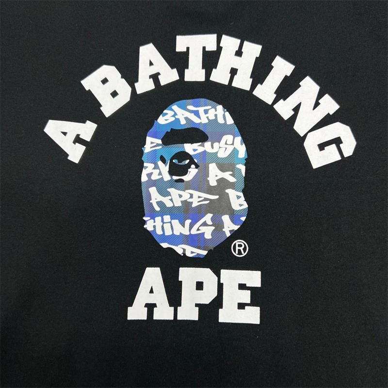 BAPE Graffiti Check College Tee