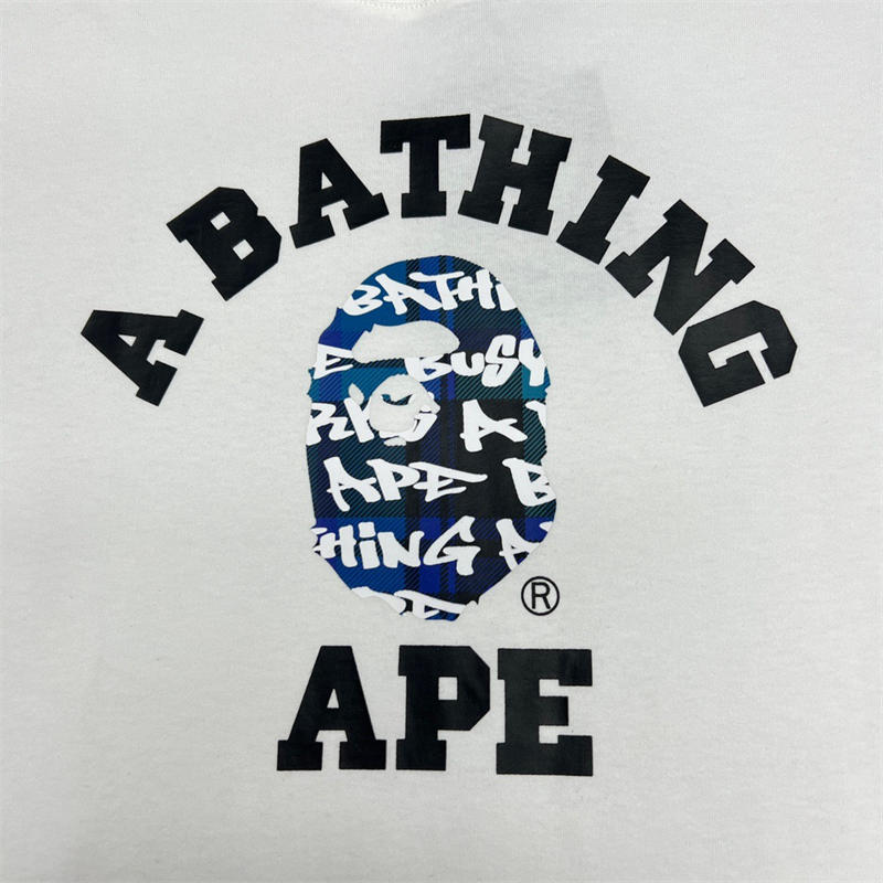 BAPE Graffiti Check College Tee