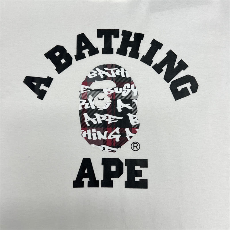 BAPE Graffiti Check College Tee