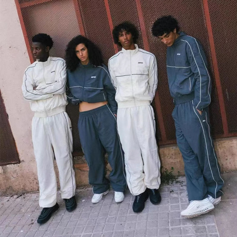 6pm BF Nylon Trackjacket and Trackpants Wearing Effect